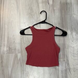 Women's Rose Sleeveless Crop Top